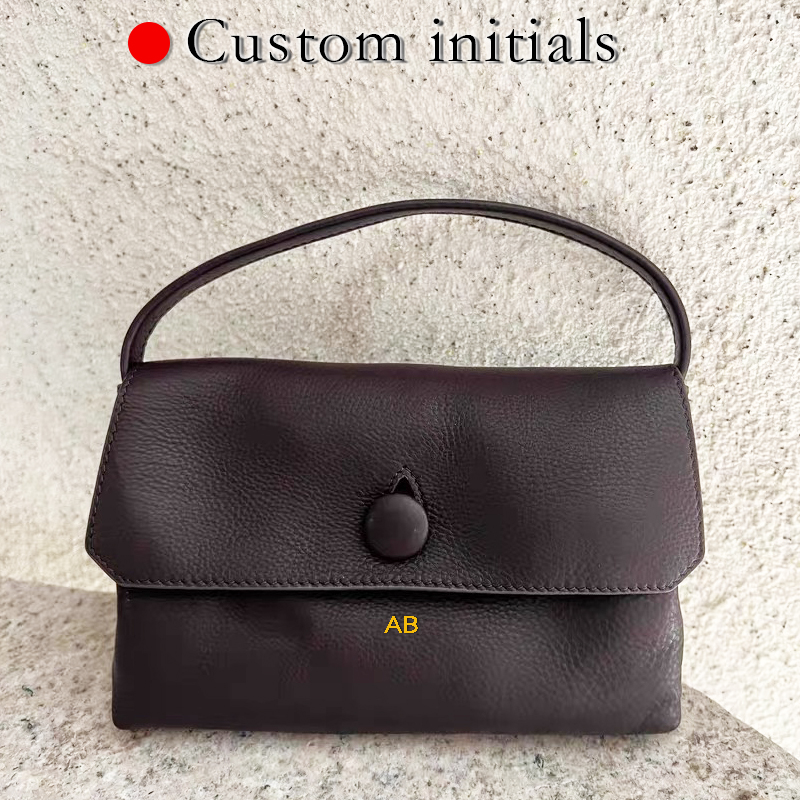Women Bags Luxury - Benutzerdefinierte Initialen aus echtem Leder, Mini-Taschen