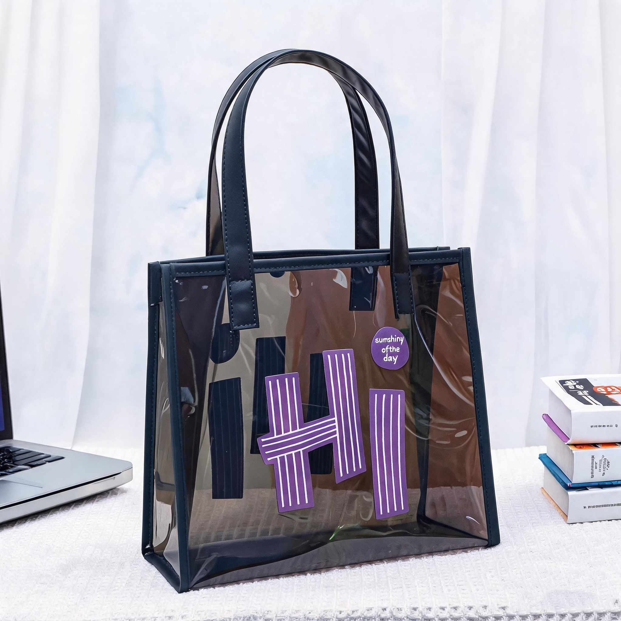 Women Bags Lv - Damen Transparente PVC-Tragetasche Wasserdicht Große Kapazität