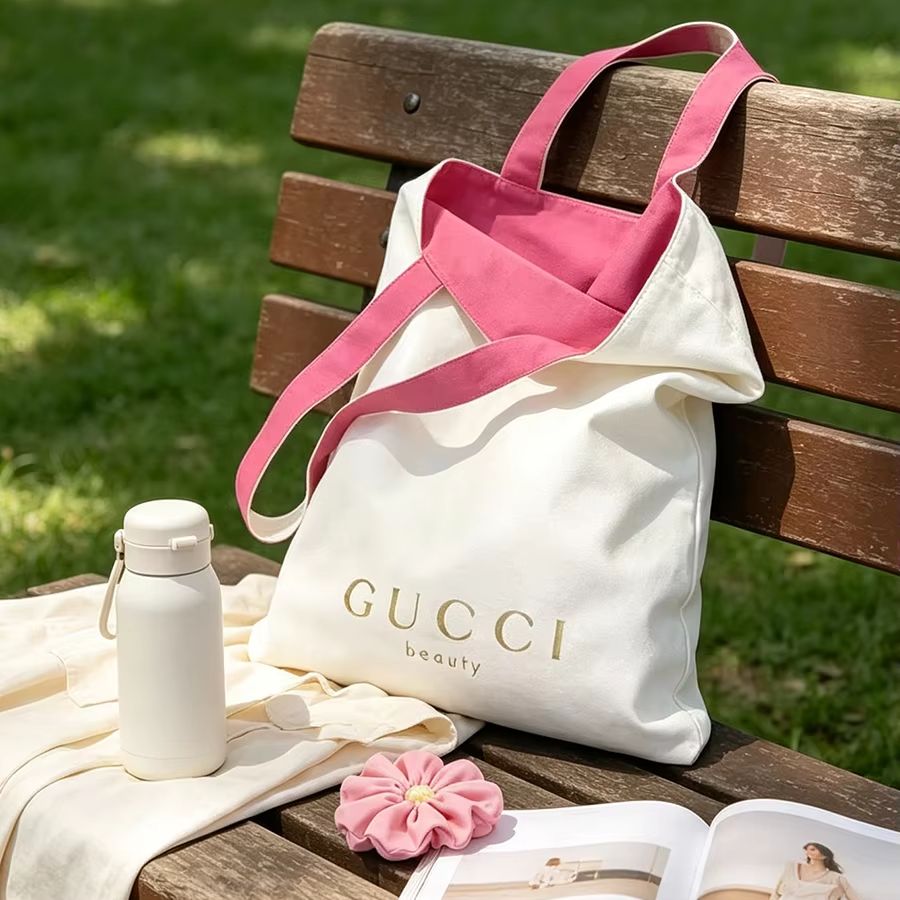 Women Bags Gucci - GUCCIs Tasche Damen Canvas-Tragetasche Doppelseitiges Design