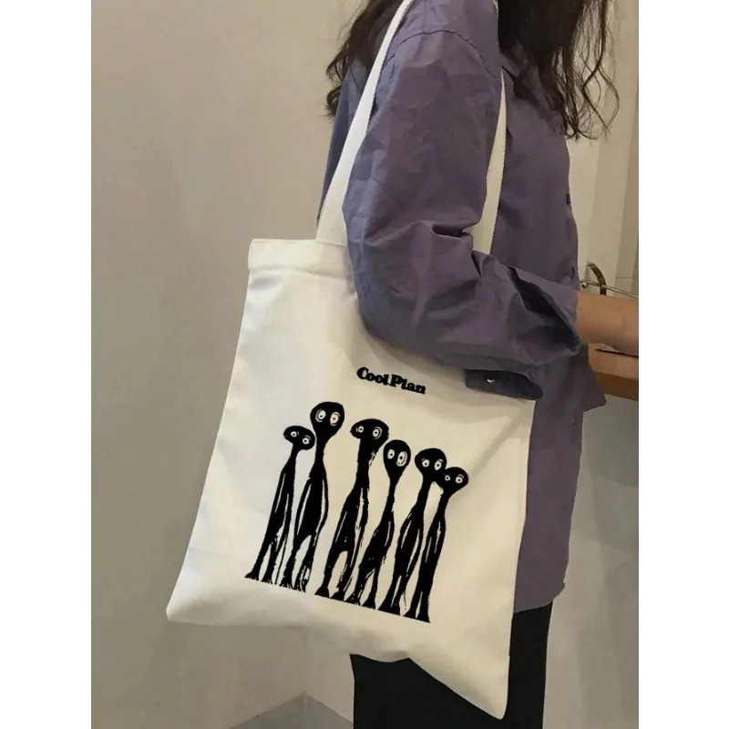 ROMWE Kawaii Canvas-Umhängetas – Women'S Bags For Work Bewertung und Preis