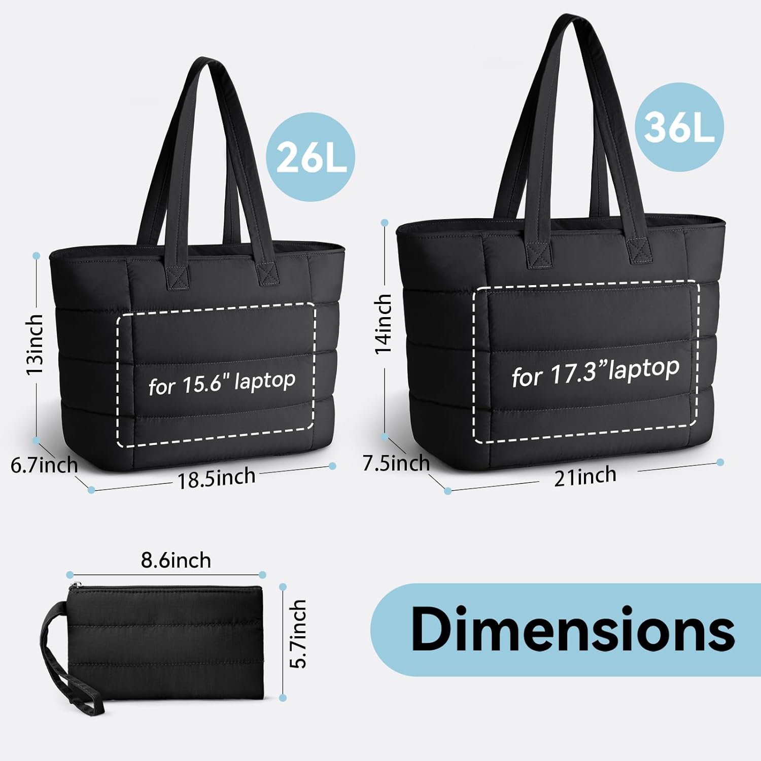 Puffer-Tragetasche für Damen,  – Women'S Bags For Work Bewertung und Preis