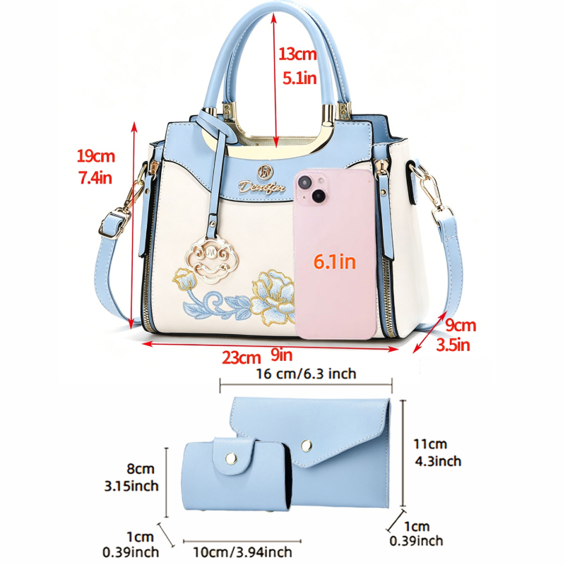 3-teiliges Set hochwertiger be – Women'S Bags For Work Bewertung und Preis