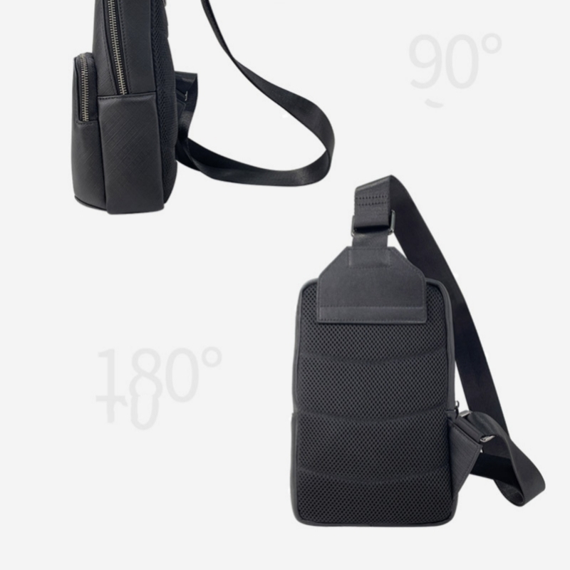 Modedesign schwarze Herren Sch – Saddle Bag Leather Bewertung und Preis