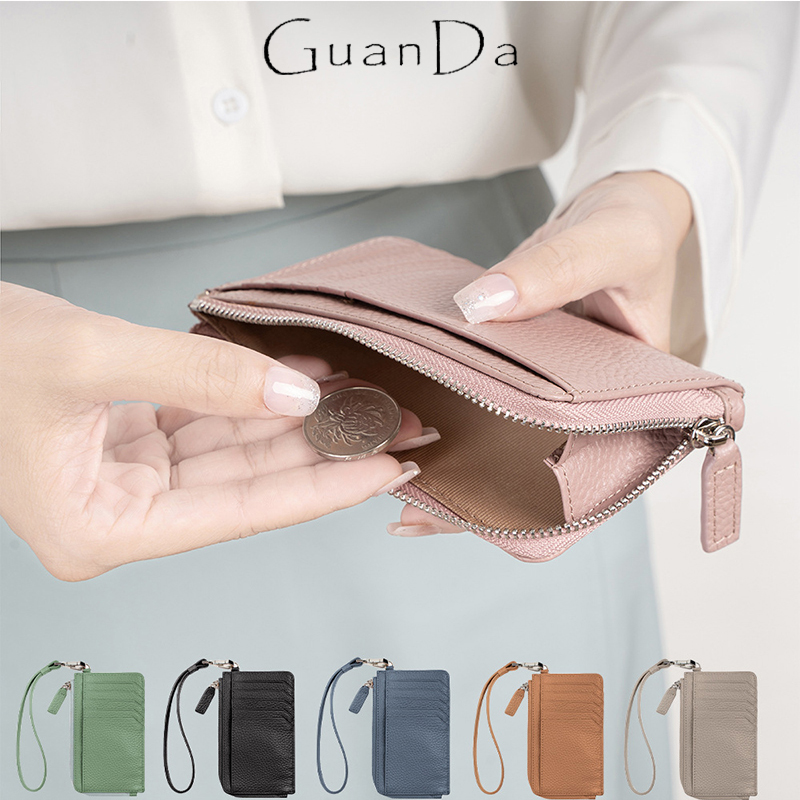 Echtes Leder Frau Geldbörse Lu – Women Bags Zip Bewertung und Preis