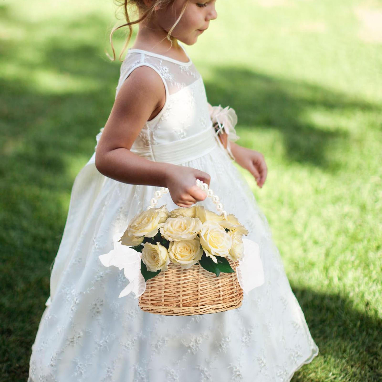 Ein handgeflochtener Blumenkor – Basket Bag Wicker Bewertung und Preis