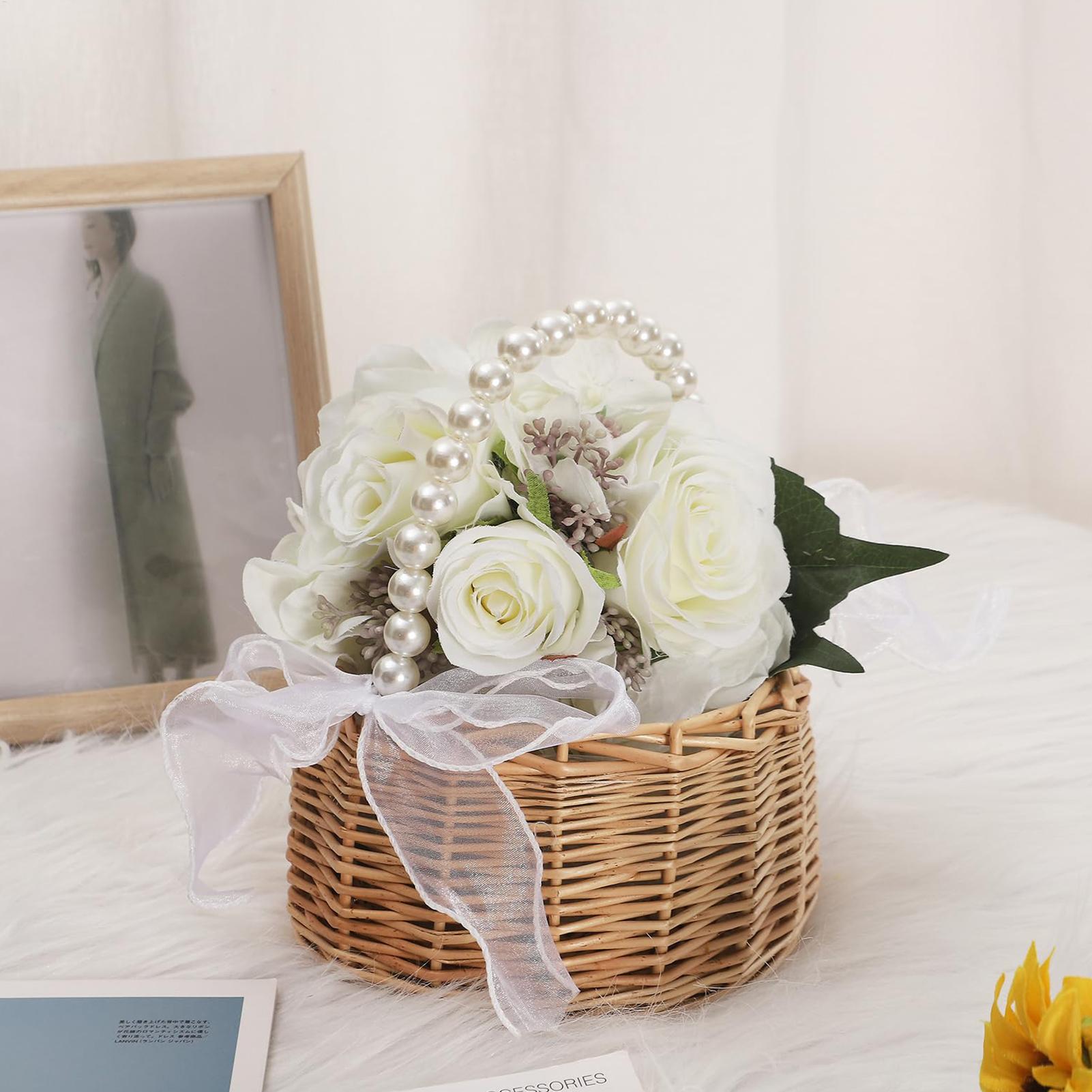 Ein handgeflochtener Blumenkor – Basket Bag Wicker Bewertung und Preis