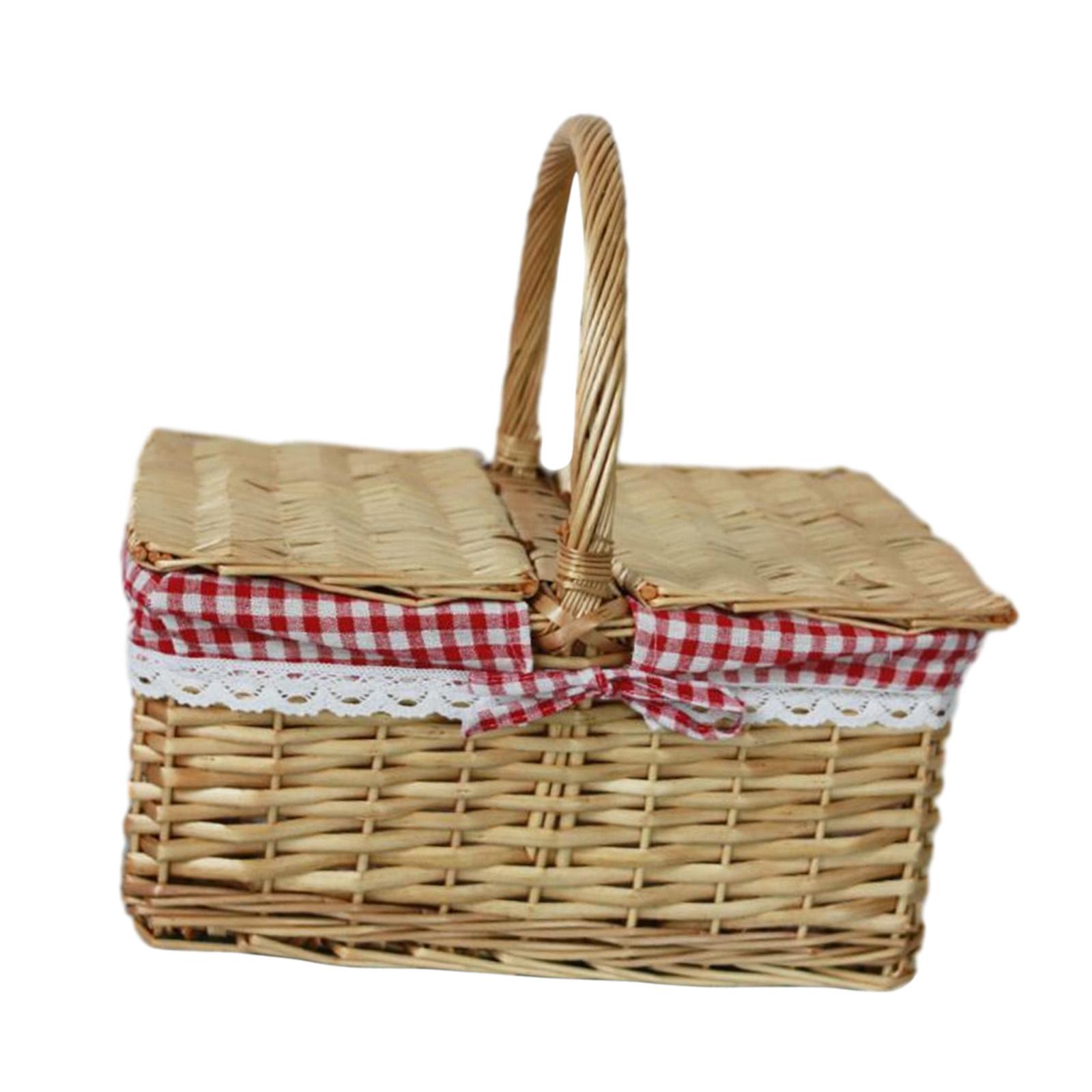 Picknickkorb aus Korbgeflecht  – Basket Bag Wicker Bewertung und Preis