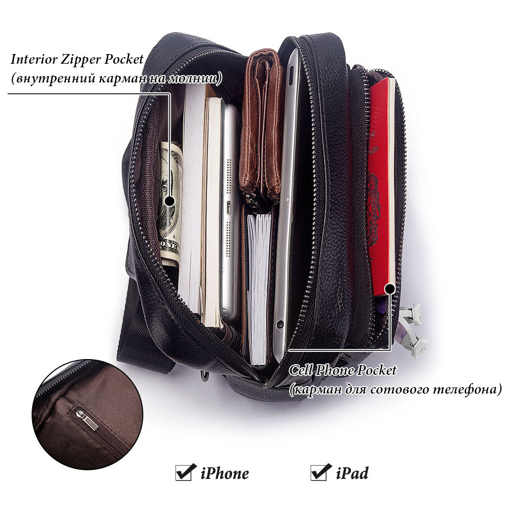 Mode Multifunktions-Brusttasch – Saddle Bag Leather Bewertung und Preis